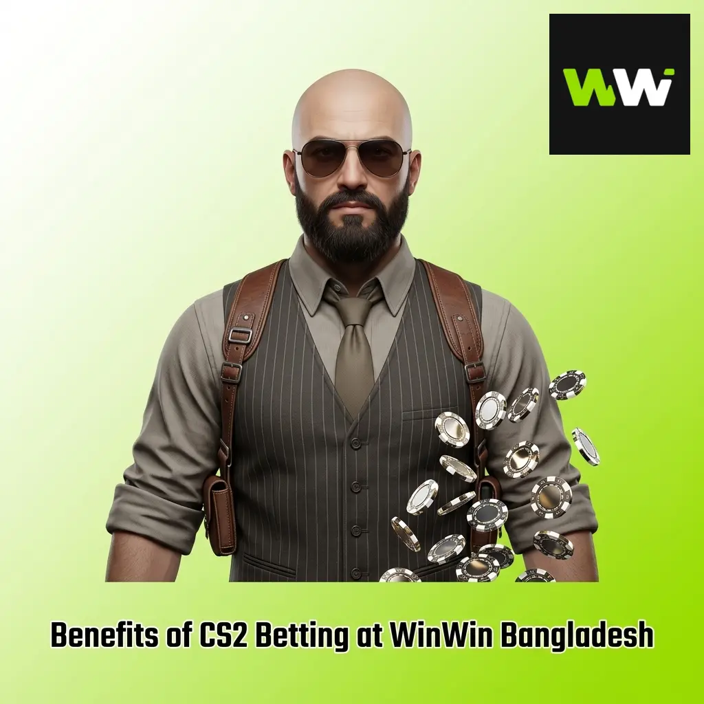 CS2 betting benefits at WinWin Bangladesh including bonuses, fast payouts, wide market coverage, and secure transactions