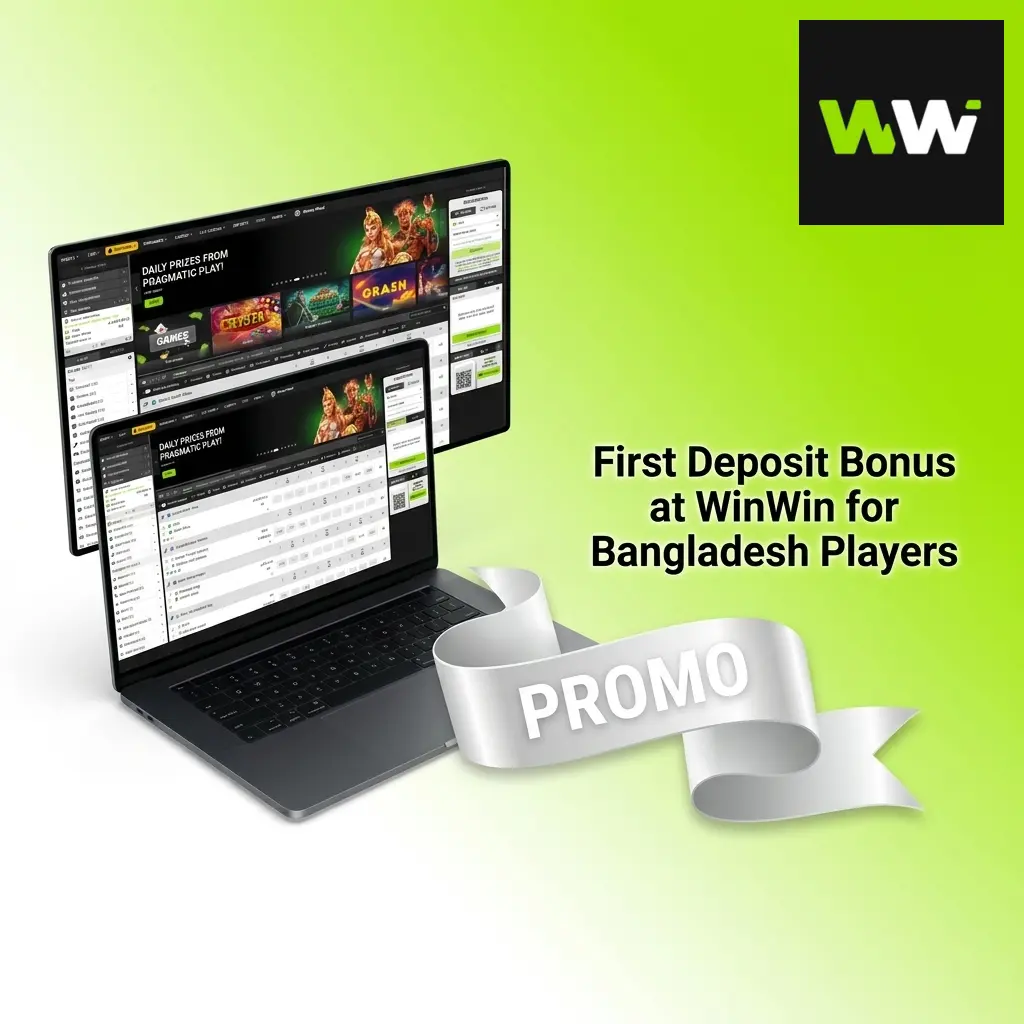 WinWin casino first deposit bonus offer for Bangladesh players with promotional rewards and welcome package details