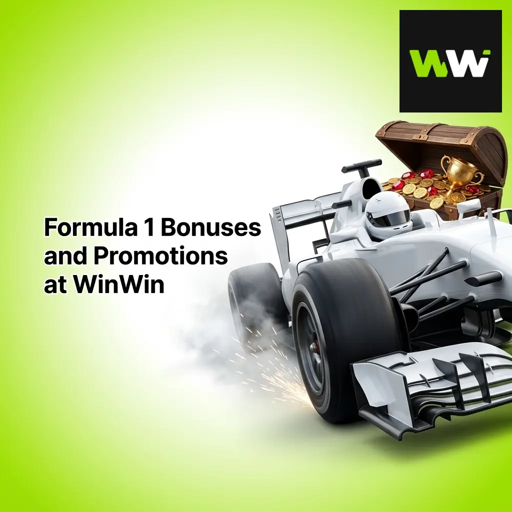 Formula 1 themed bonuses and promotions available at WinWin online casino betting platform