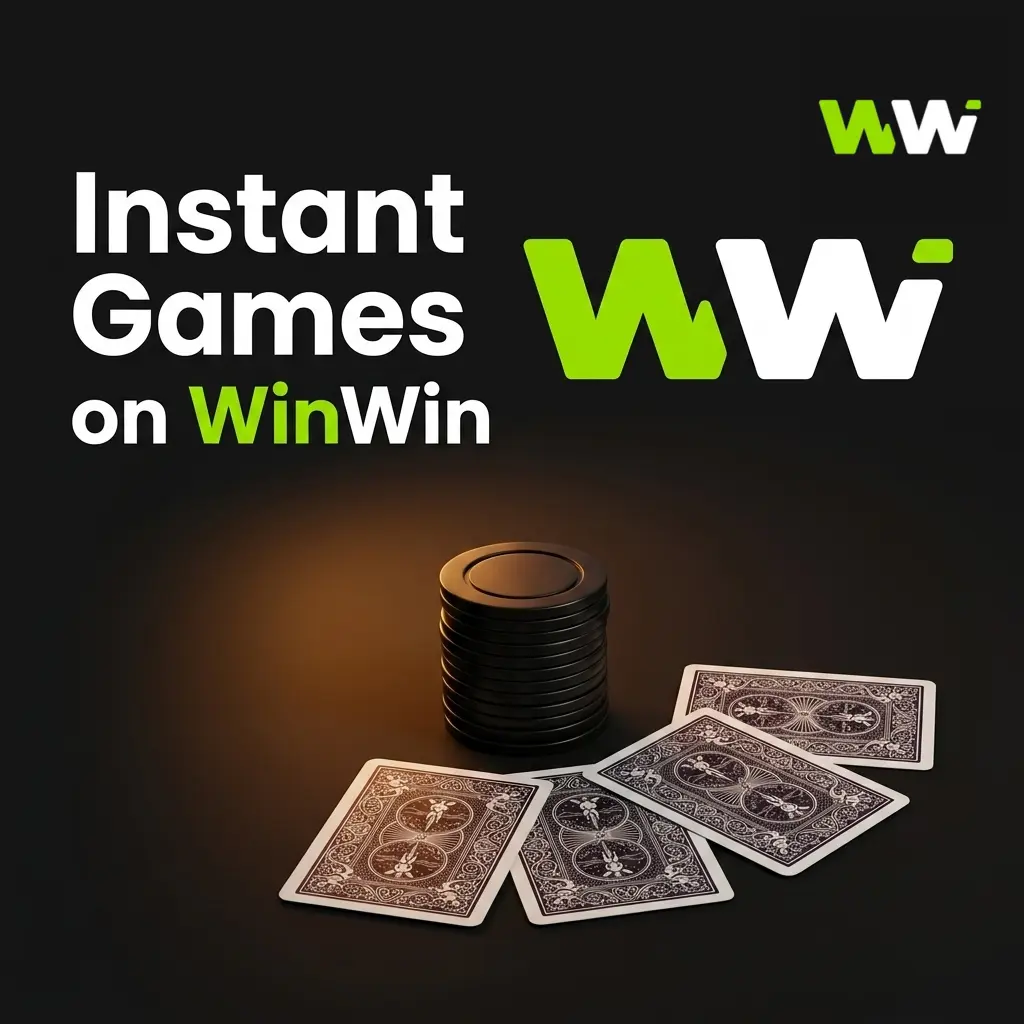 WinWin platform displaying a variety of instant games with vibrant graphics and quick-play casino game options