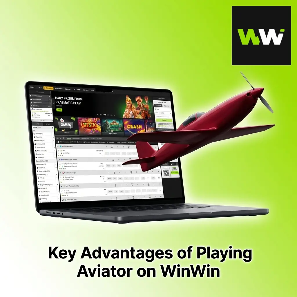 Key advantages of playing Aviator on WinWin including fast gameplay, live multipliers, and easy cashout features