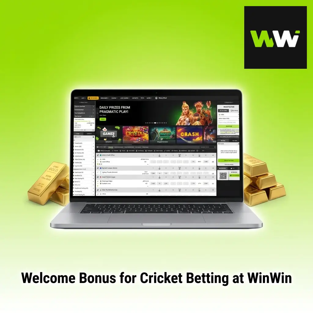 WinWin cricket betting welcome bonus offer with promotional rewards for new players signing up