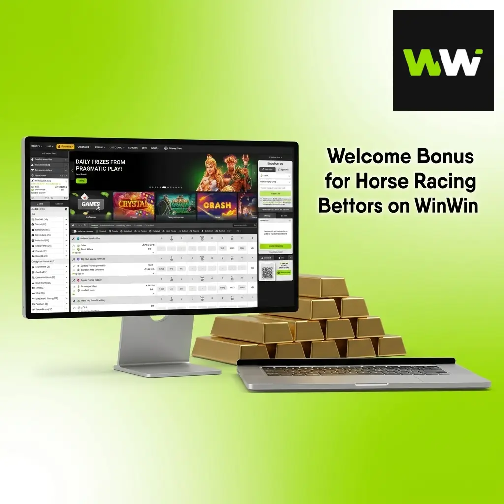 WinWin welcome bonus offer for horse racing bettors with promotional rewards and betting incentives