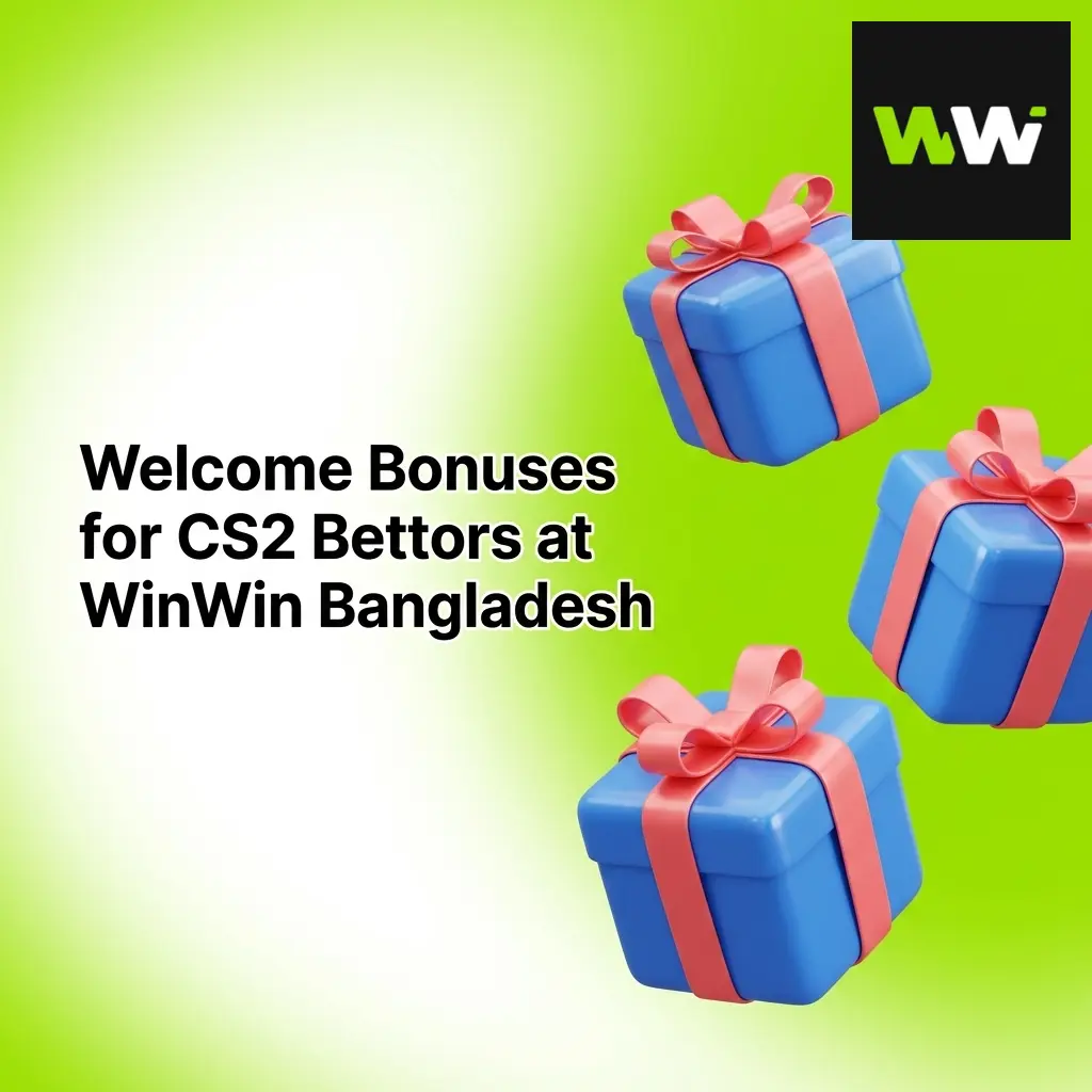 CS2 betting welcome bonus offer at WinWin Bangladesh with promotional rewards for new esports bettors