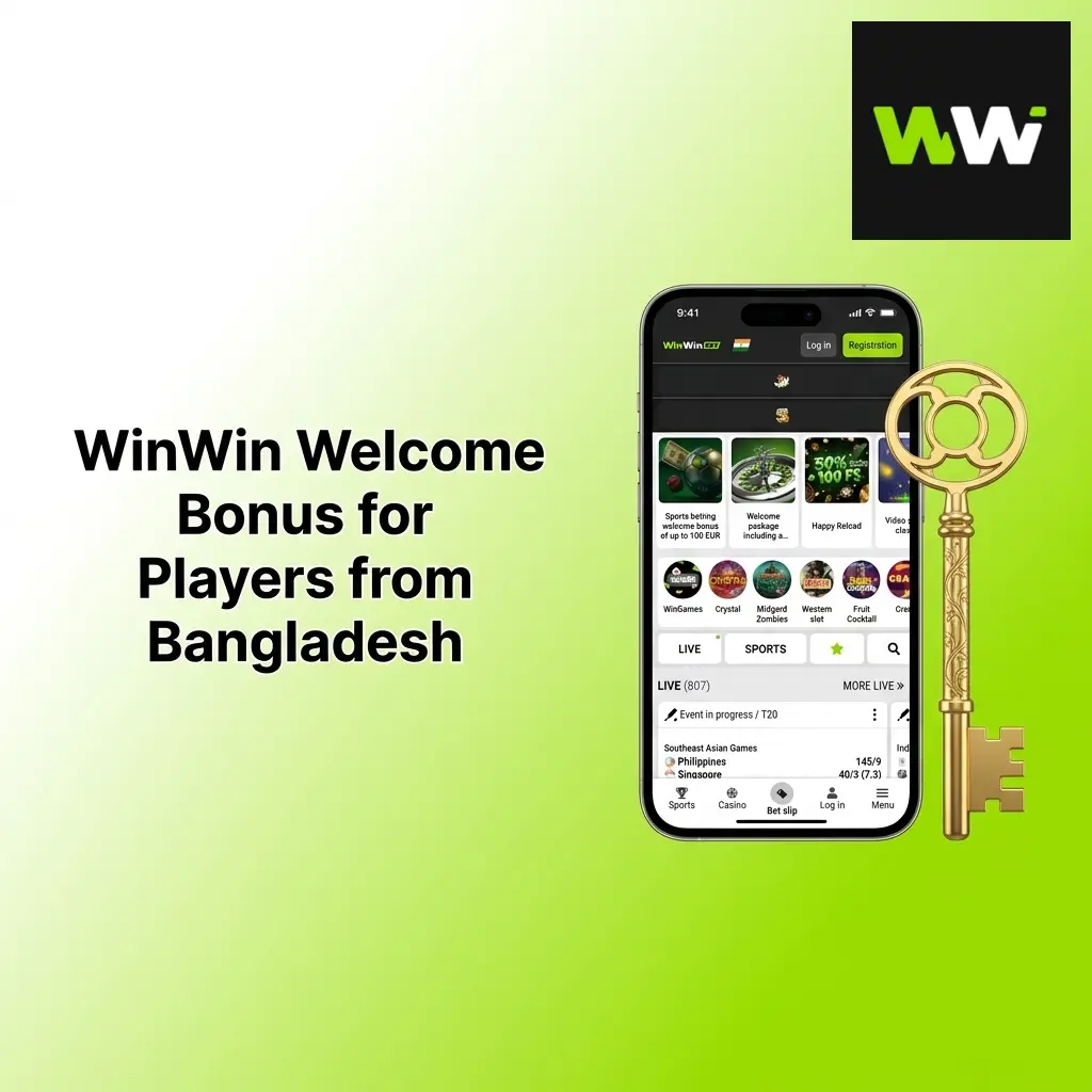 WinWin casino welcome bonus offer for players from Bangladesh with promotional rewards and deposit incentives